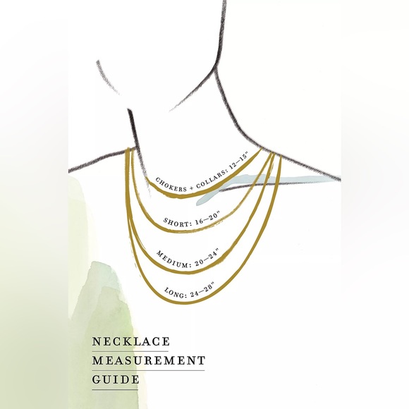 NWT Delicate Monogram Necklace by Anthropologie - Picture 4 of 4